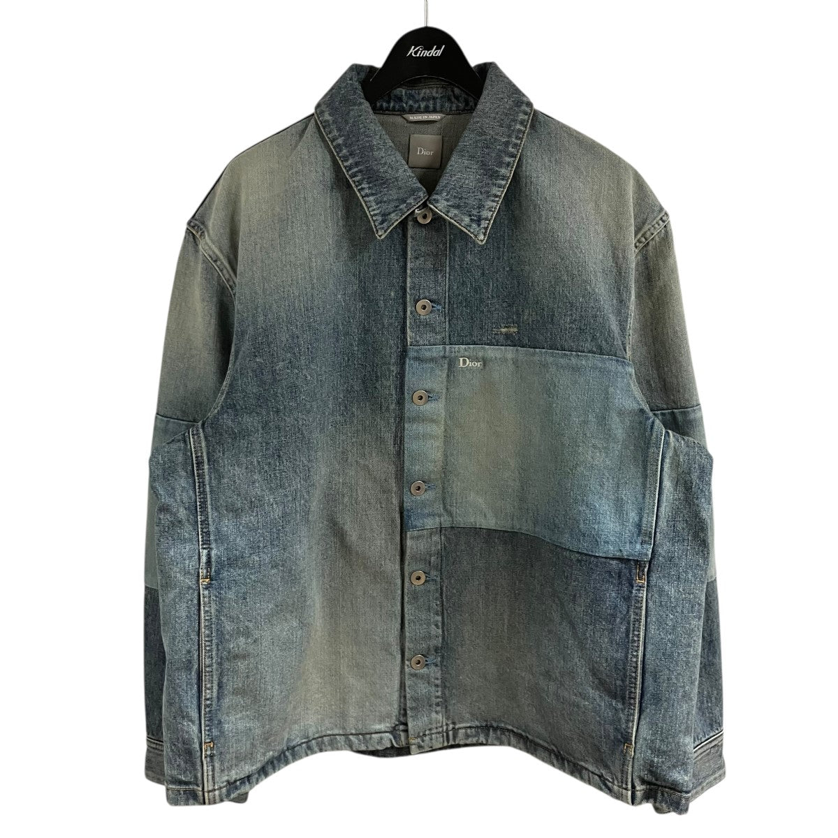 DIOR パッチワークエフェクターデニムシャツ ジャケット 古着・中古-1枚目のアイテム画像