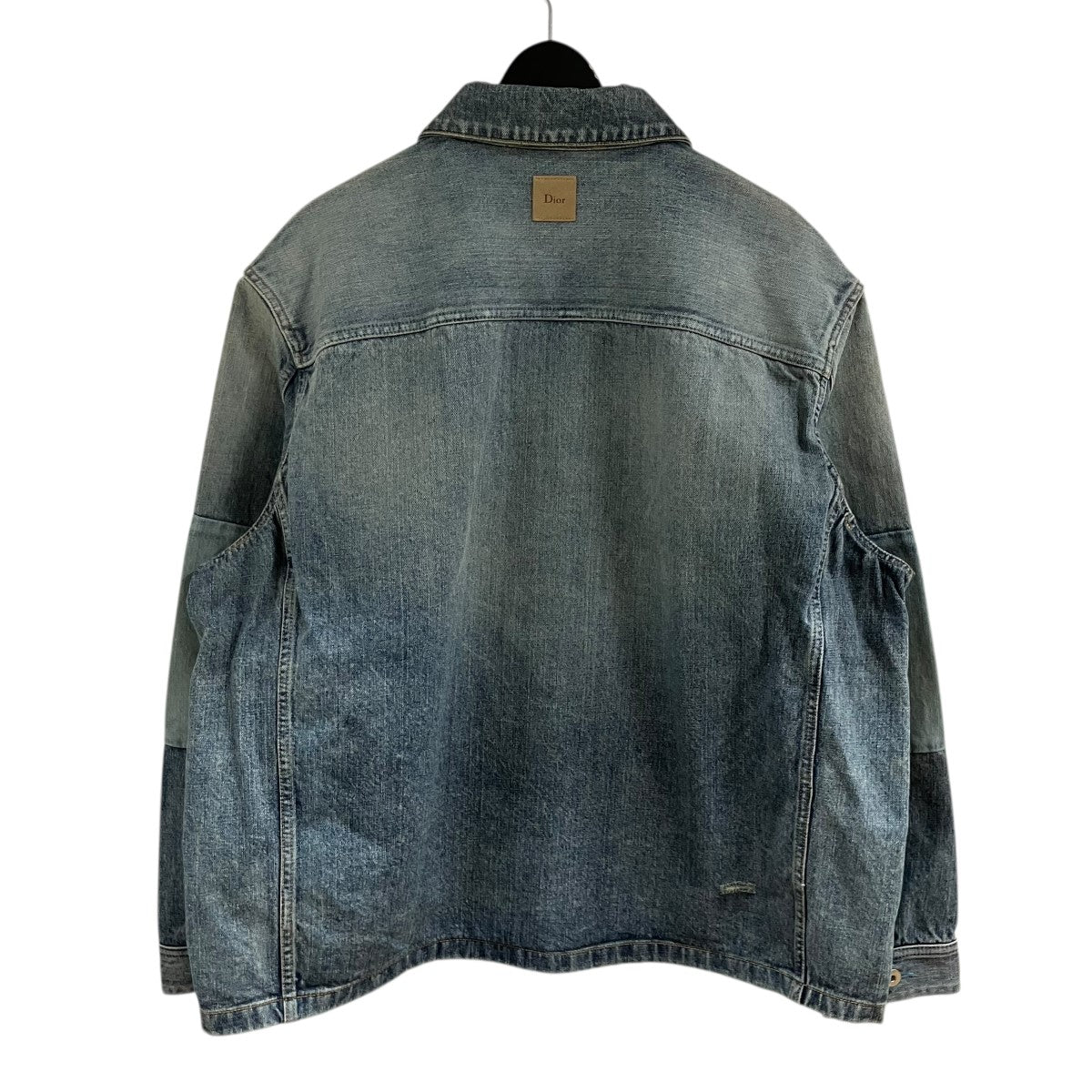 DIOR パッチワークエフェクターデニムシャツ ジャケット 古着・中古-3枚目のアイテム画像