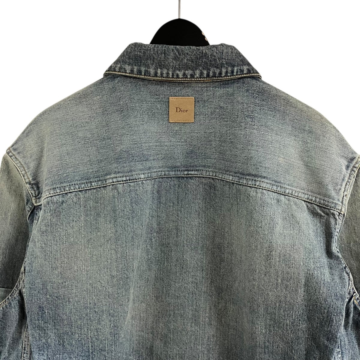 DIOR パッチワークエフェクターデニムシャツ ジャケット 古着・中古-4枚目のアイテム画像