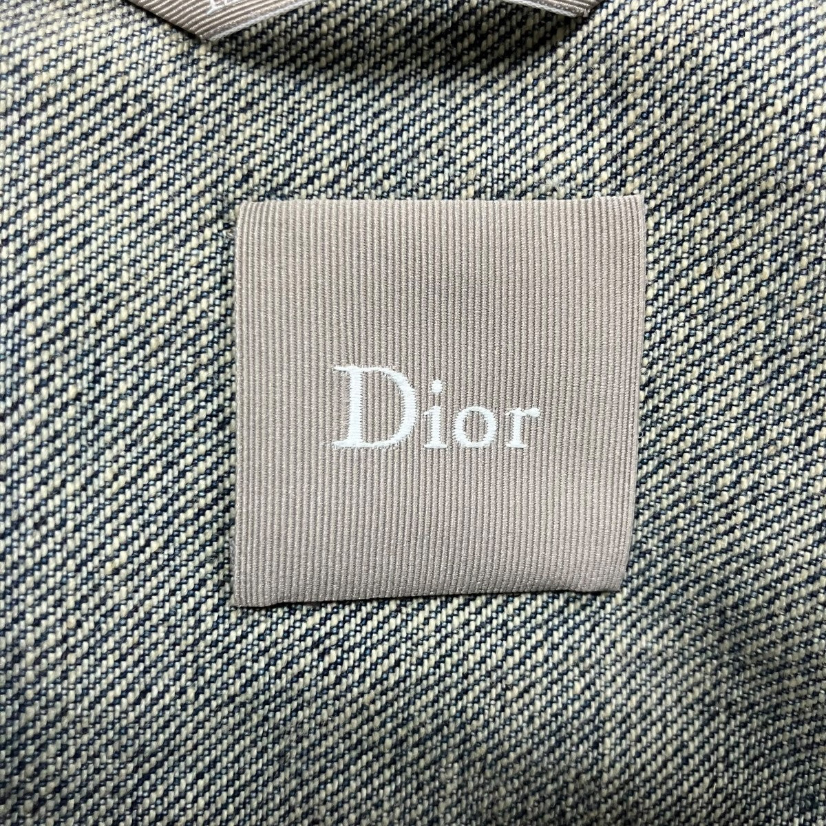 DIOR パッチワークエフェクターデニムシャツ ジャケット 古着・中古-5枚目のアイテム画像