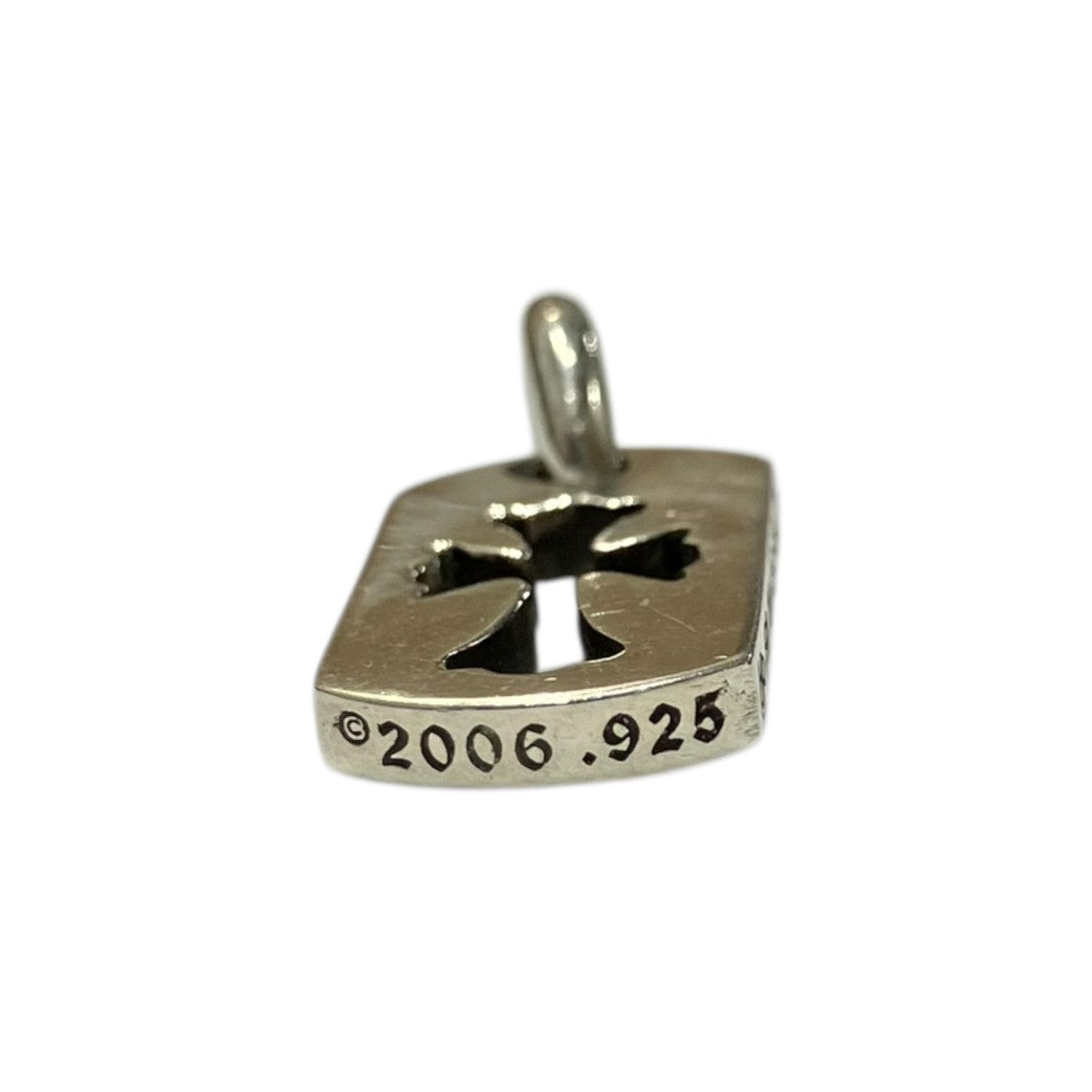 CHROME HEARTS タイニーカットアウトクロスドッグタグペンダントトップ 古着・中古-4枚目のアイテム画像