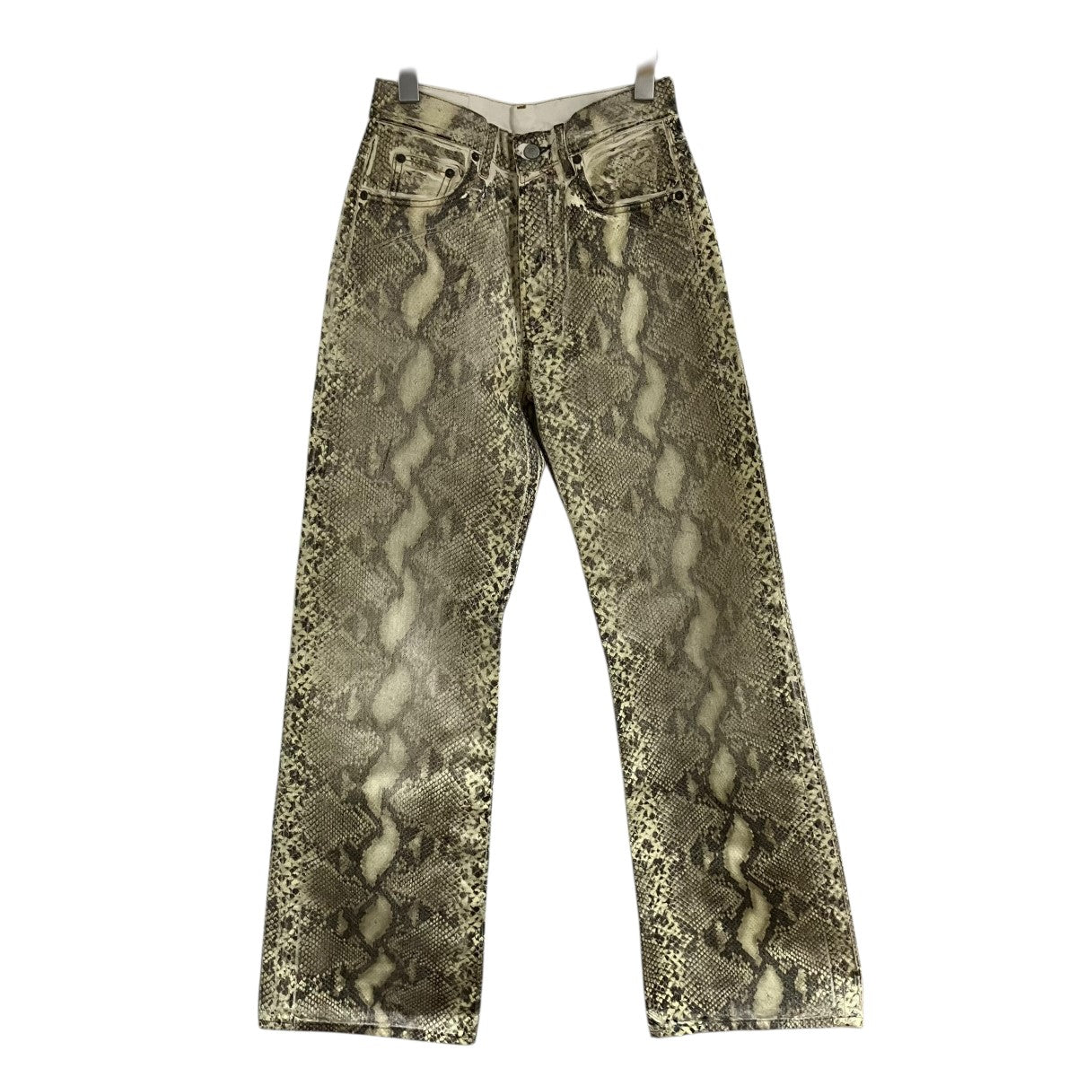 ACNE STUDIOS トロンプルイユ転写プリントパンツ 古着・中古-1枚目のアイテム画像
