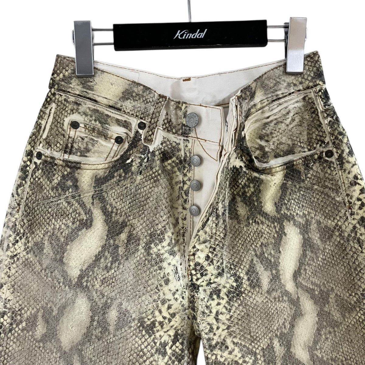 ACNE STUDIOS トロンプルイユ転写プリントパンツ 古着・中古-3枚目のアイテム画像