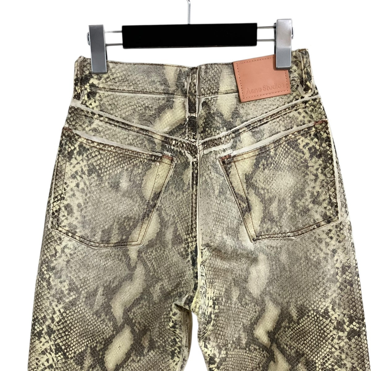 ACNE STUDIOS トロンプルイユ転写プリントパンツ 古着・中古-5枚目のアイテム画像