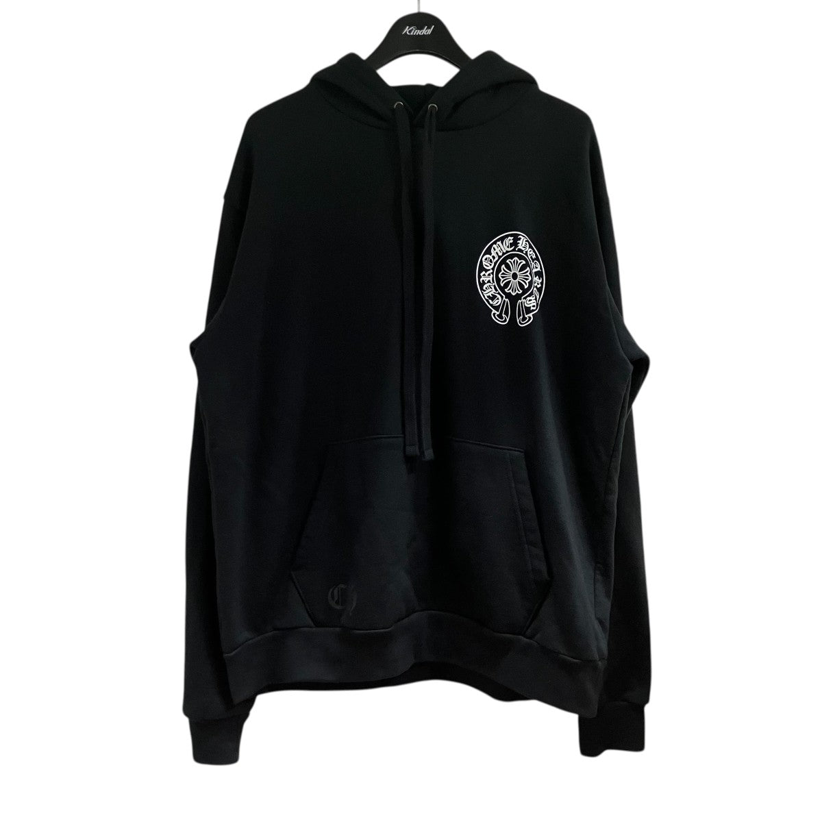 CHROME HEARTS 東京限定バックホースシュープリントプルオーバーパーカー 古着・中古-1枚目のアイテム画像