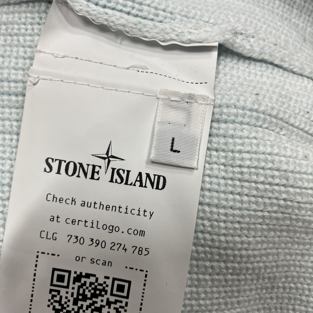 STONE ISLAND コンパスバッジニットセーター 古着・中古-7枚目のアイテム画像