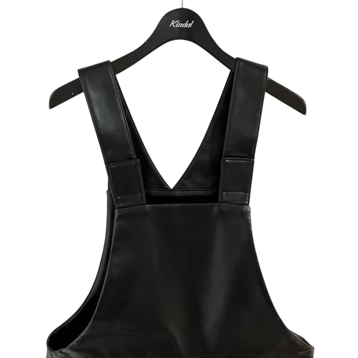 COMME des GARCONS HOMME PLUS フェイクレザーオーバーオール 古着・中古-2枚目のアイテム画像