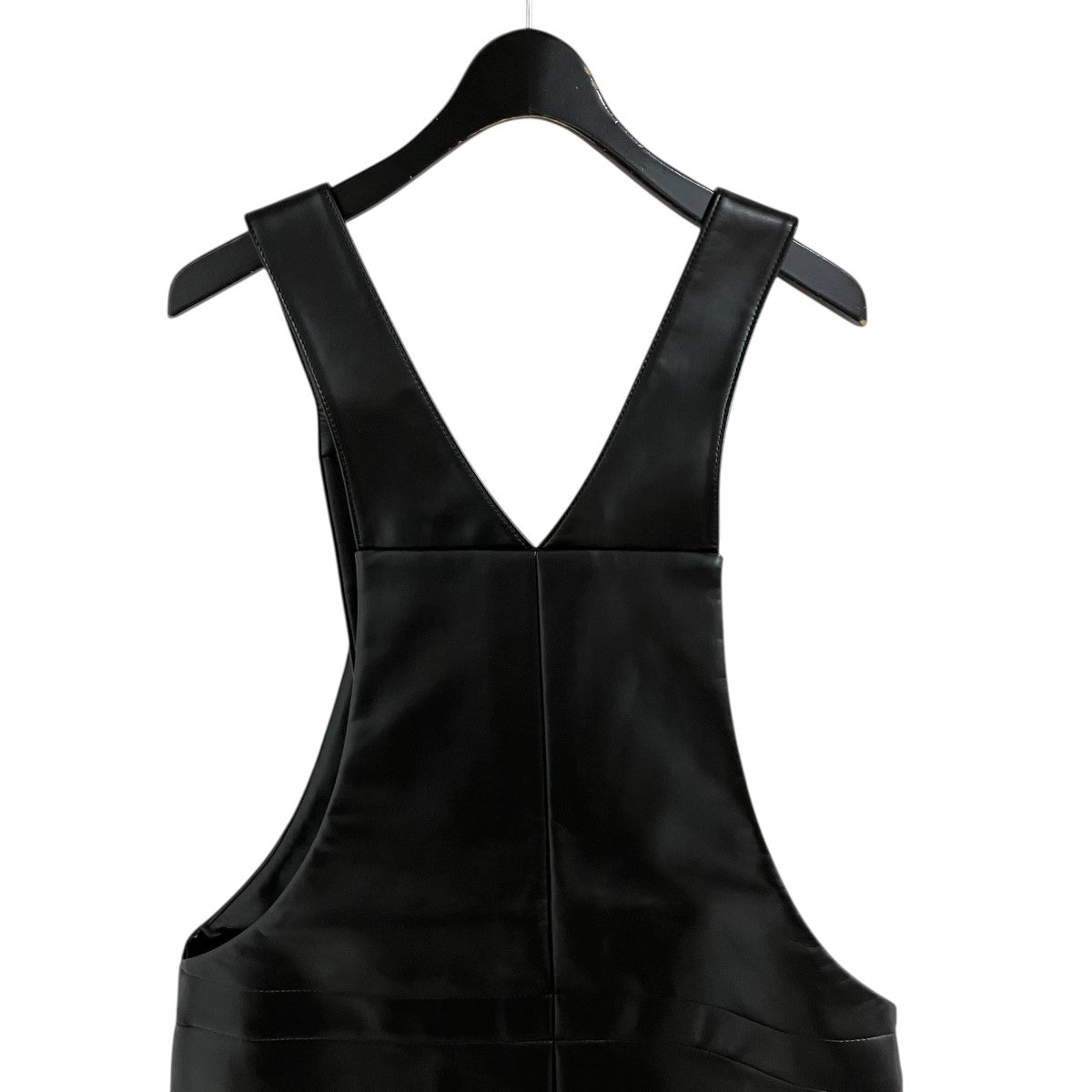 COMME des GARCONS HOMME PLUS フェイクレザーオーバーオール 古着・中古-4枚目のアイテム画像