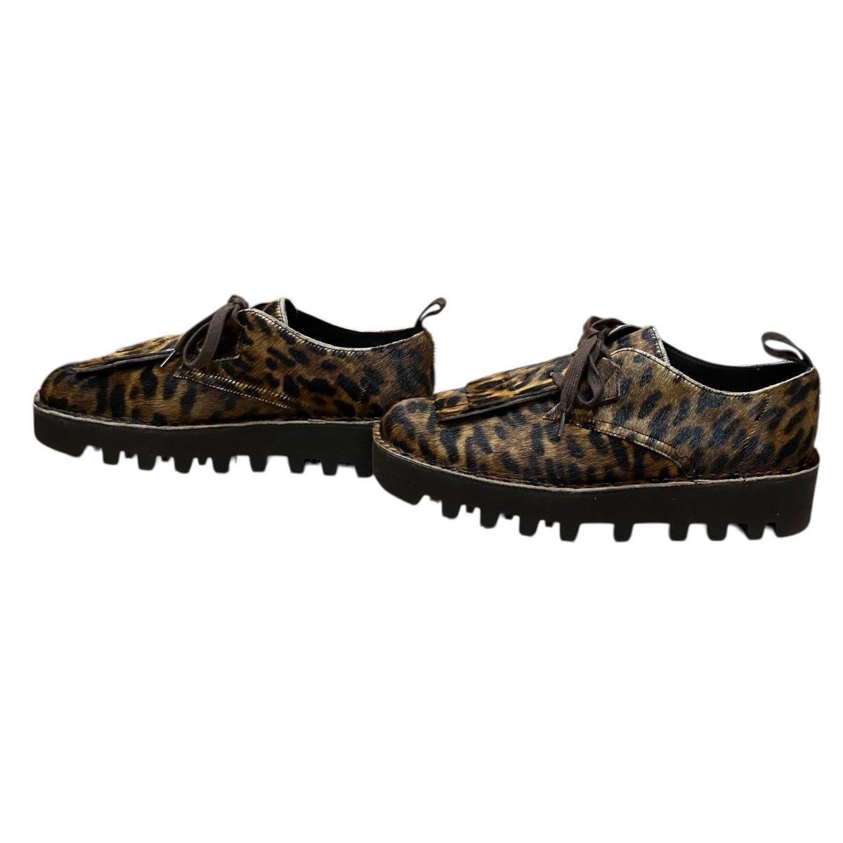 CLARKS×Engineered Garments レオパードハラコシューズ 古着・中古-3枚目のアイテム画像