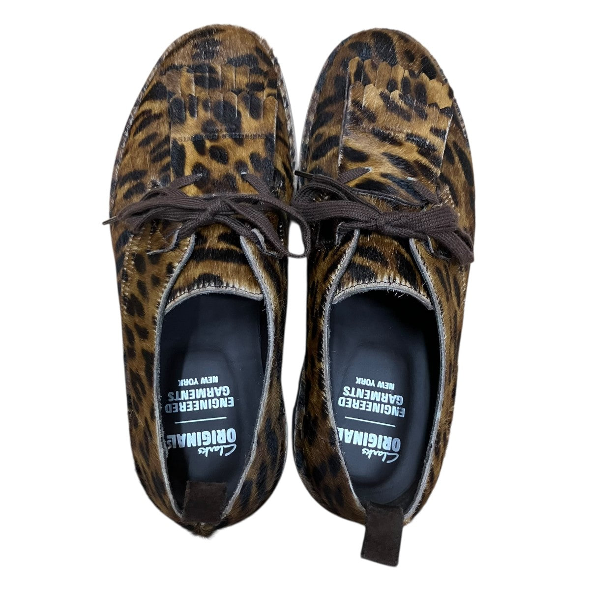 CLARKS×Engineered Garments レオパードハラコシューズ 古着・中古-6枚目のアイテム画像
