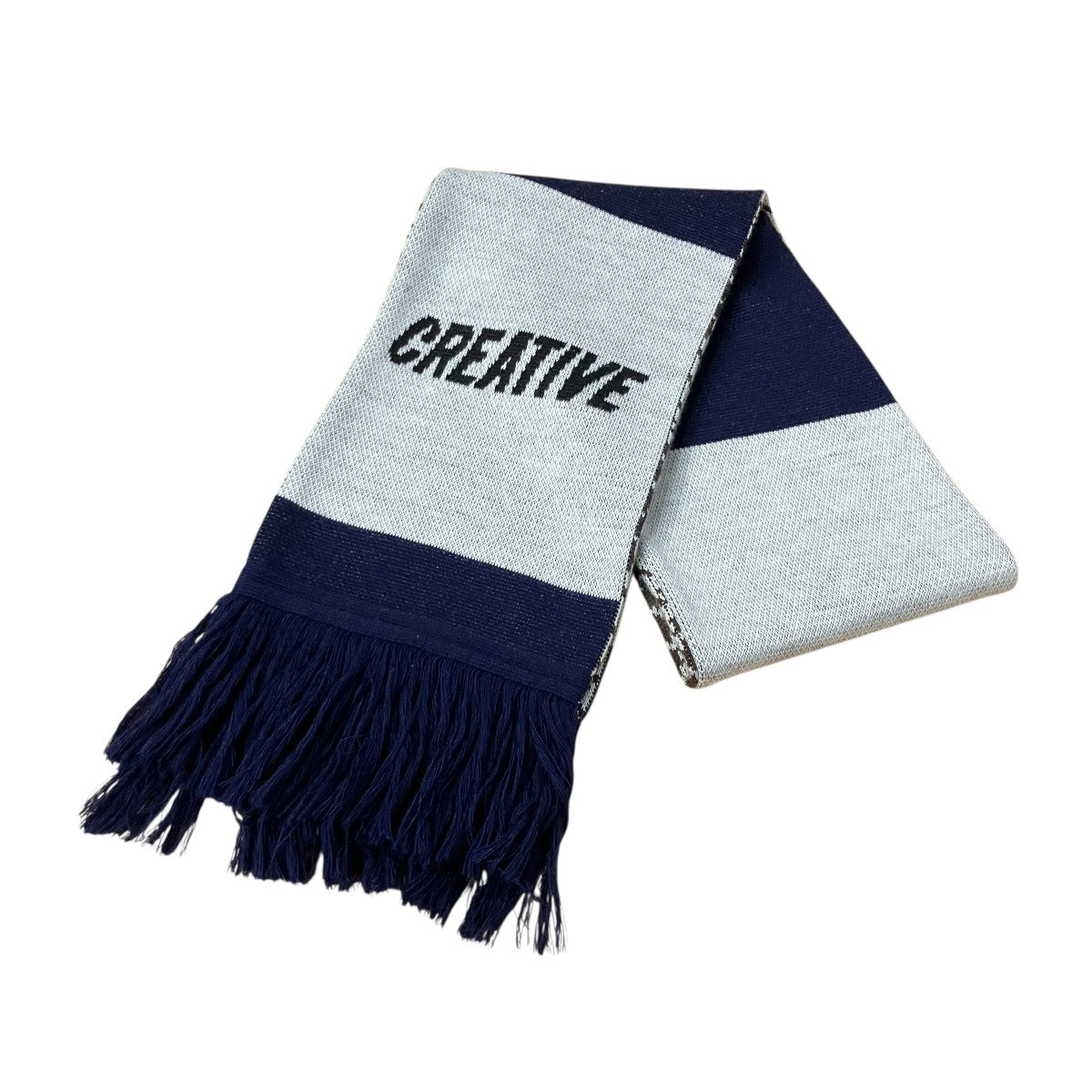 CREATIVE DRUG STORE ウールマフラー 古着・中古-2枚目のアイテム画像