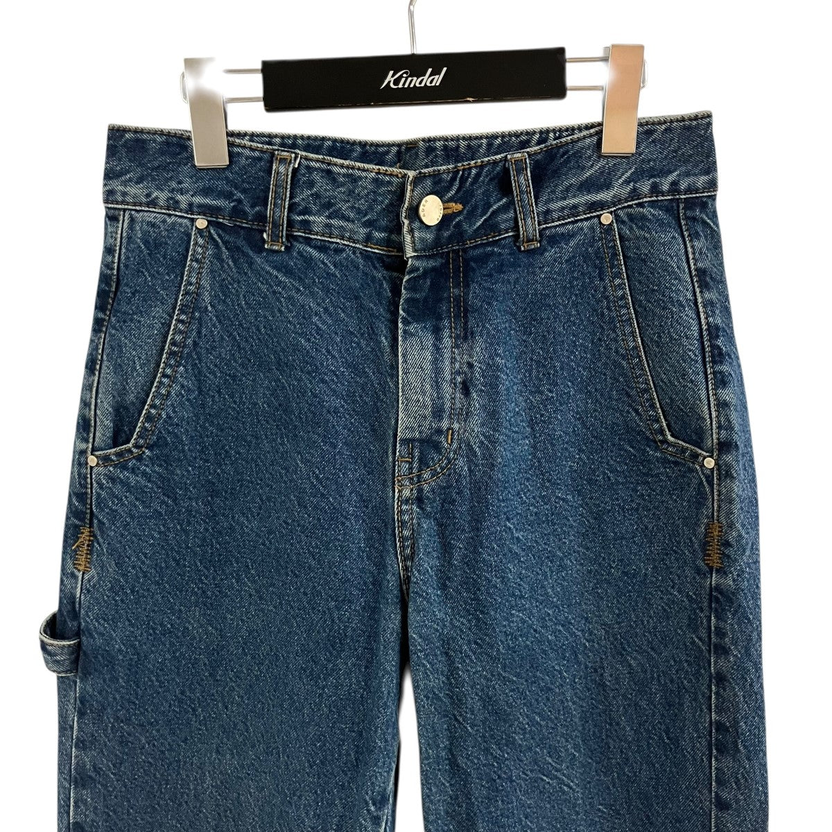 ADER error ルエタ ダメージ加工 ジップフライ デニムパンツ ADER error(アーダーエラー) ダメージ加工デニムパンツ インディゴ