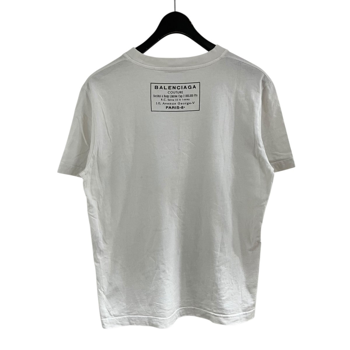 BALENCIAGA バックプリントハーフスリーブカットソー 古着・中古-3枚目のアイテム画像