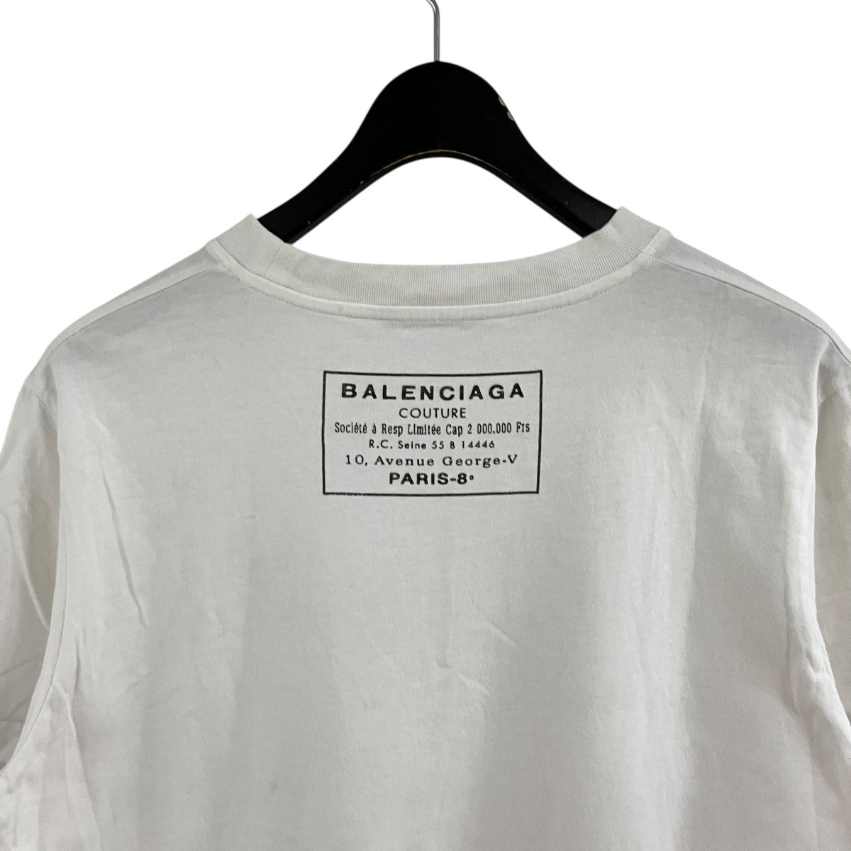 BALENCIAGA バックプリントハーフスリーブカットソー 古着・中古-4枚目のアイテム画像