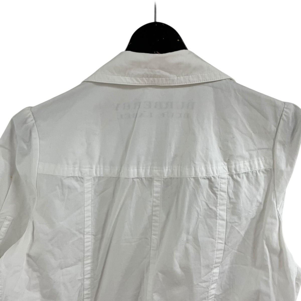 BURBERRY BLUE LABEL 半袖クロップドシャツ 古着・中古-4枚目のアイテム画像