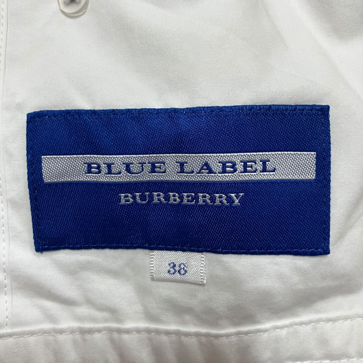 BURBERRY BLUE LABEL 半袖クロップドシャツ 古着・中古-5枚目のアイテム画像