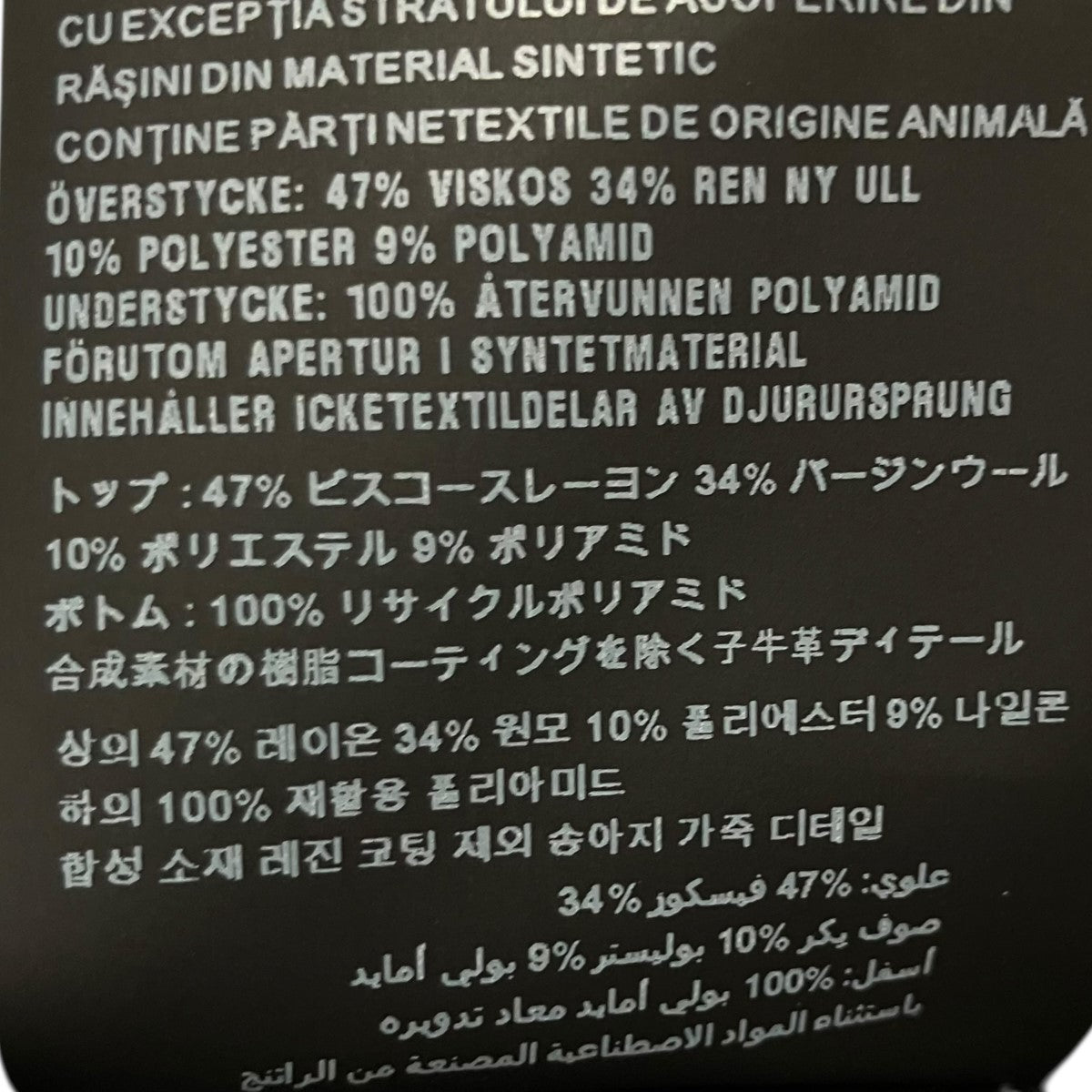 PRADA 三角プレート付きナイロン切替ニットワンピース 古着・中古-8枚目のアイテム画像