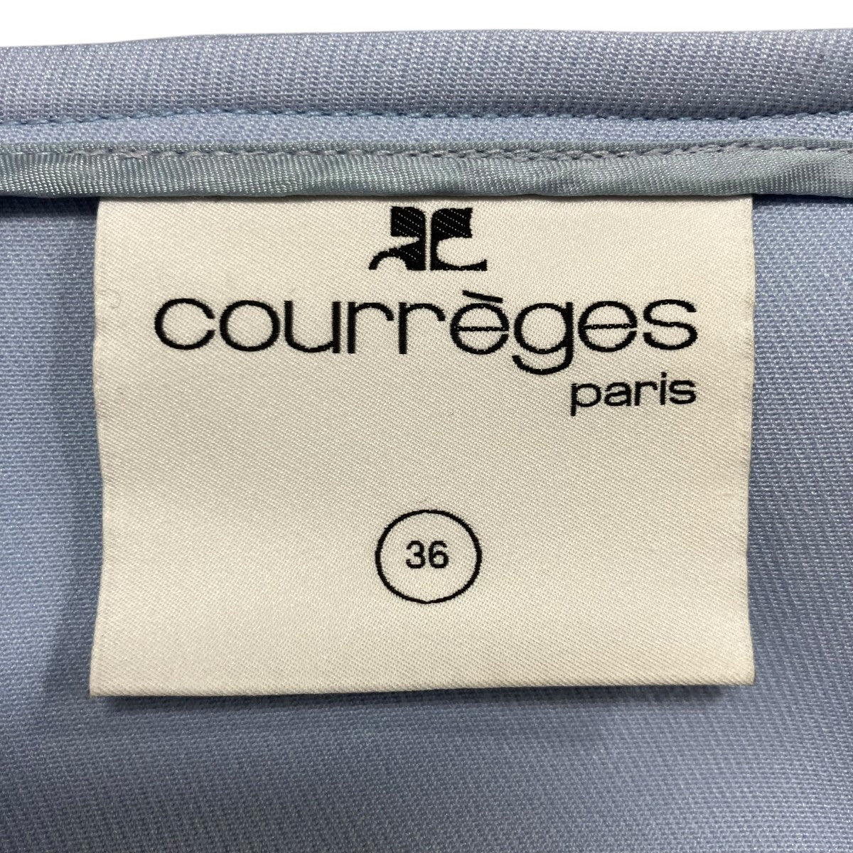 courreges Aラインストラップミニドレス ショートスリーブワンピース 古着・中古-5枚目のアイテム画像