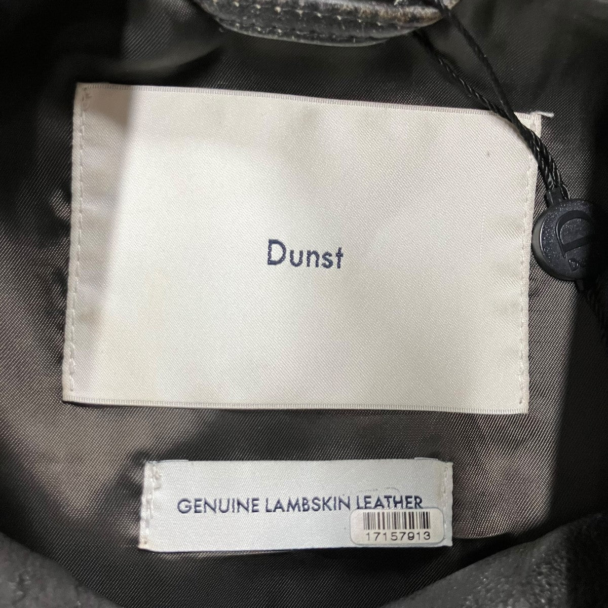 DUNST ラムスキン レザーブルゾン ジャケット 古着・中古-5枚目のアイテム画像