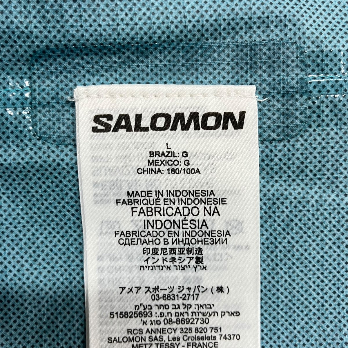 SALOMON ナイロン ジャケット 古着・中古-5枚目のアイテム画像