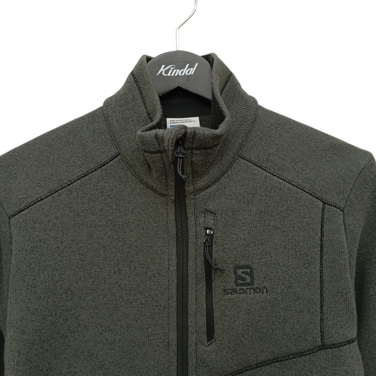 SALOMON ハイネックロゴジップアップジャケット167452 古着・中古-3枚目のアイテム画像