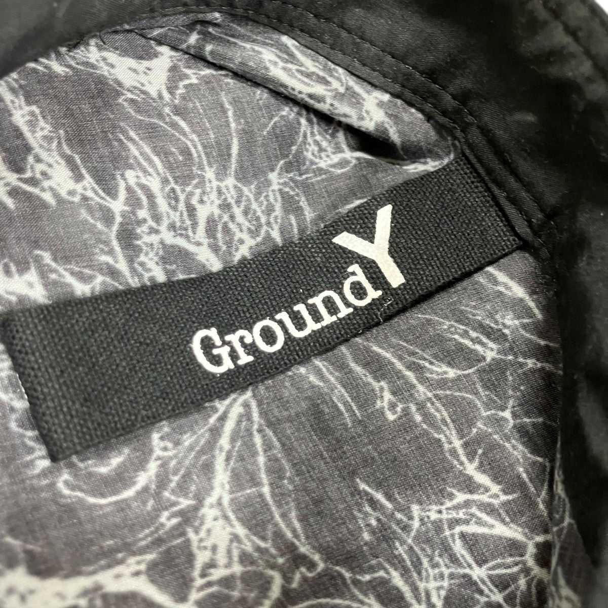 GROUND Y 花柄 プリント ブラウス シャツ 古着・中古-5枚目のアイテム画像