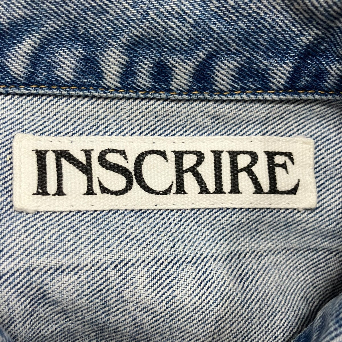 INSCRIRE デニムジャケット 古着・中古-5枚目のアイテム画像