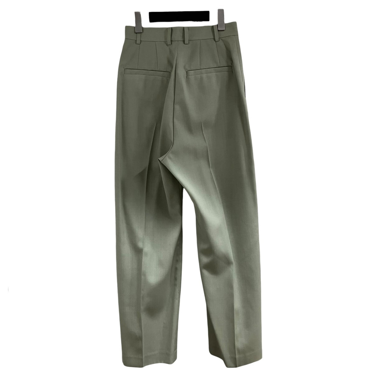 ★17日までお値下げ  ROKU ボーダー スリットプルオーバー ロク パンツ 6（ROKU）(ロク)の「＜6(ROKU)＞GEORGETTE HIGH WAIST PANTS/パンツ