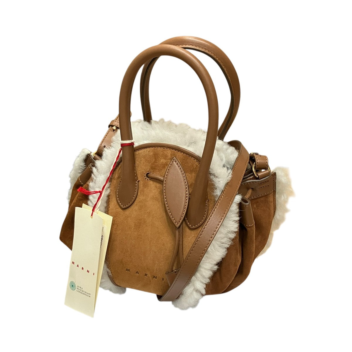 MARNI スウェード2WAYショルダーバッグ 古着・中古-1枚目のアイテム画像
