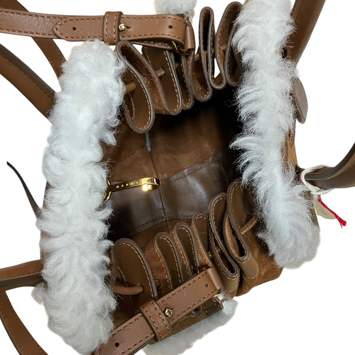 MARNI スウェード2WAYショルダーバッグ 古着・中古-6枚目のアイテム画像