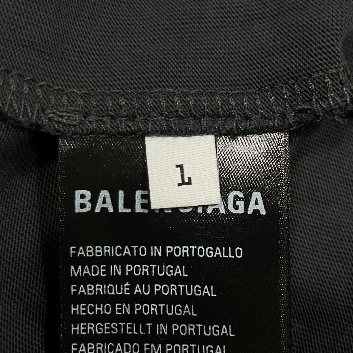 BALENCIAGA ロゴパッチTシャツ カットソー 古着・中古-6枚目のアイテム画像