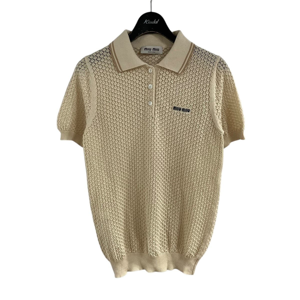 ロゴニットポロシャツ