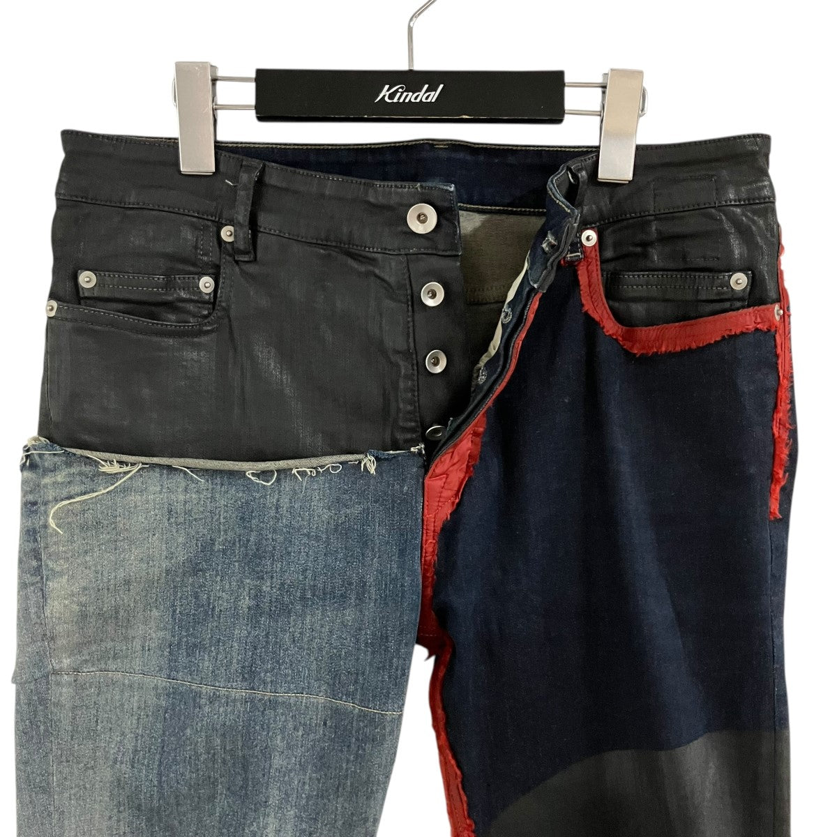 DRKSHDW ファブリックスウィッチング タイロンカット スキニー デニム パンツ 古着・中古-3枚目のアイテム画像