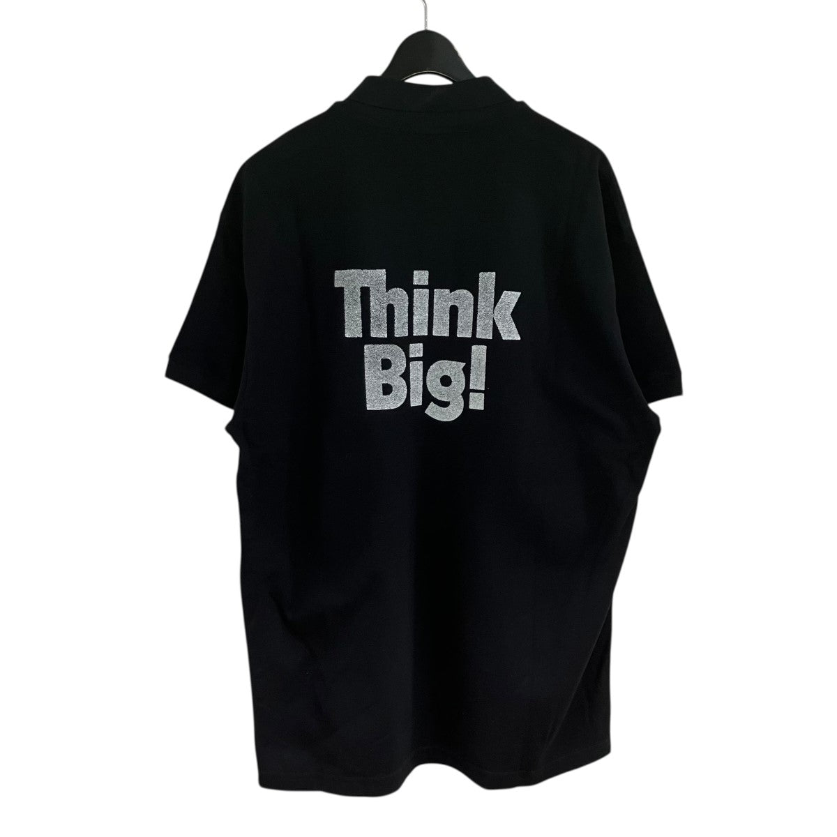 BALENCIAGA(バレンシアガ) THINK BIGポロシャツ 507391 ブラック