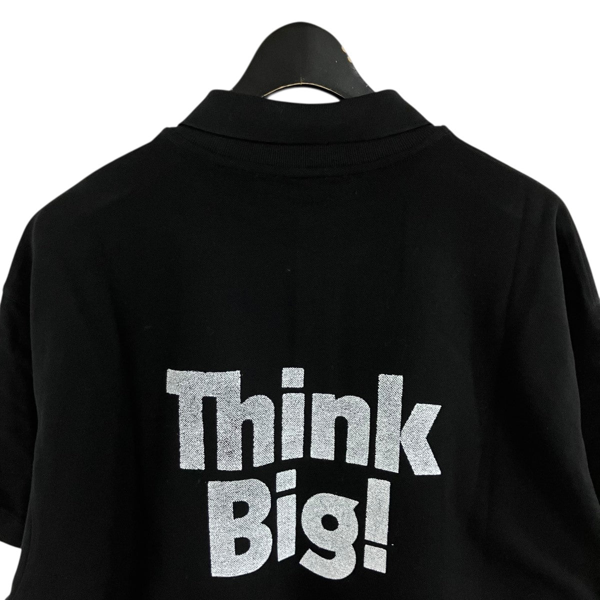 バレンシアガ Think Bigロゴプリントカットソー 10 レディース ブラック/黒【中古】【新入荷】‡ BALENCIAGA - バレンシアガ Think Bigロゴプリントカットソー 10