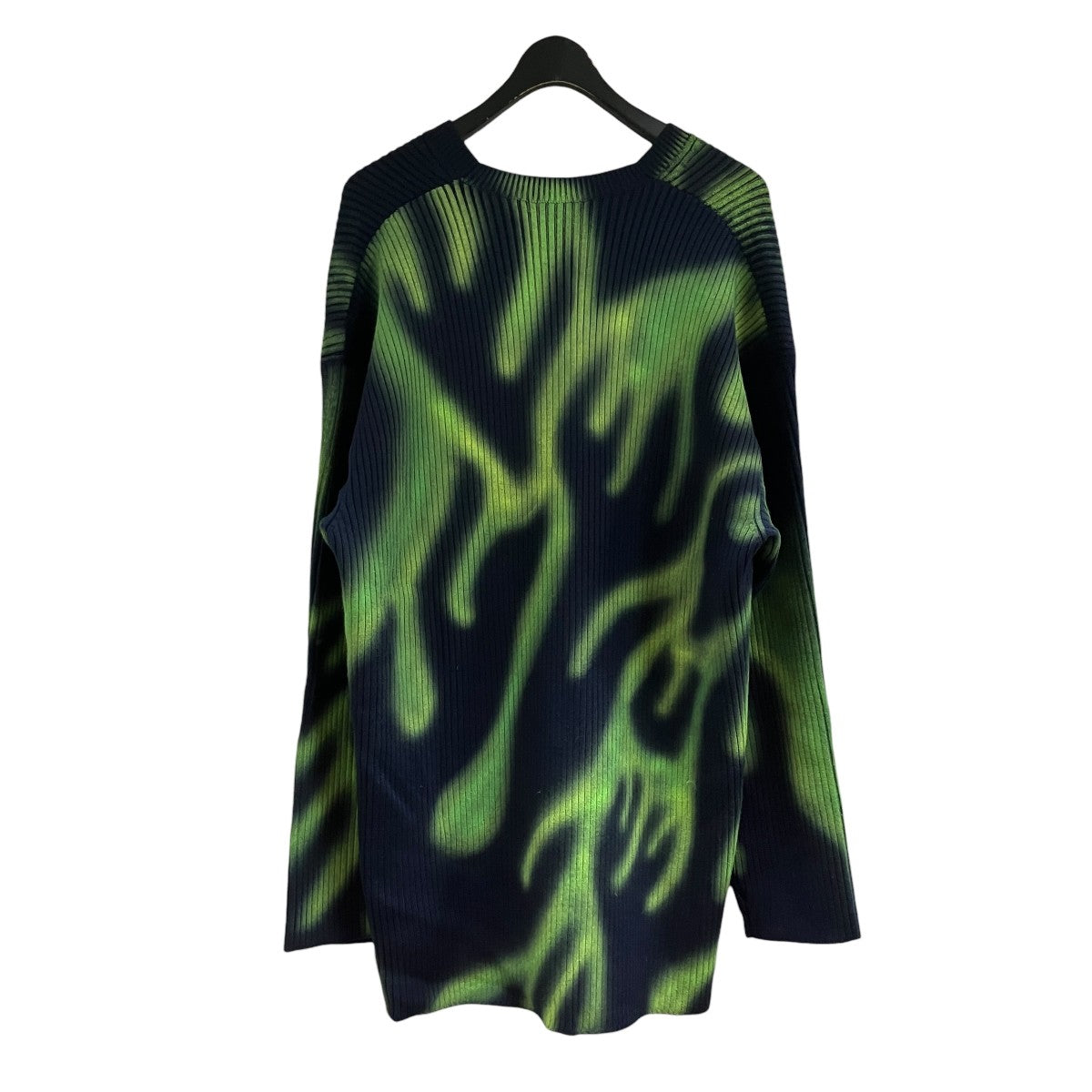 BALENCIAGA Vネックニットセーター 古着・中古-3枚目のアイテム画像