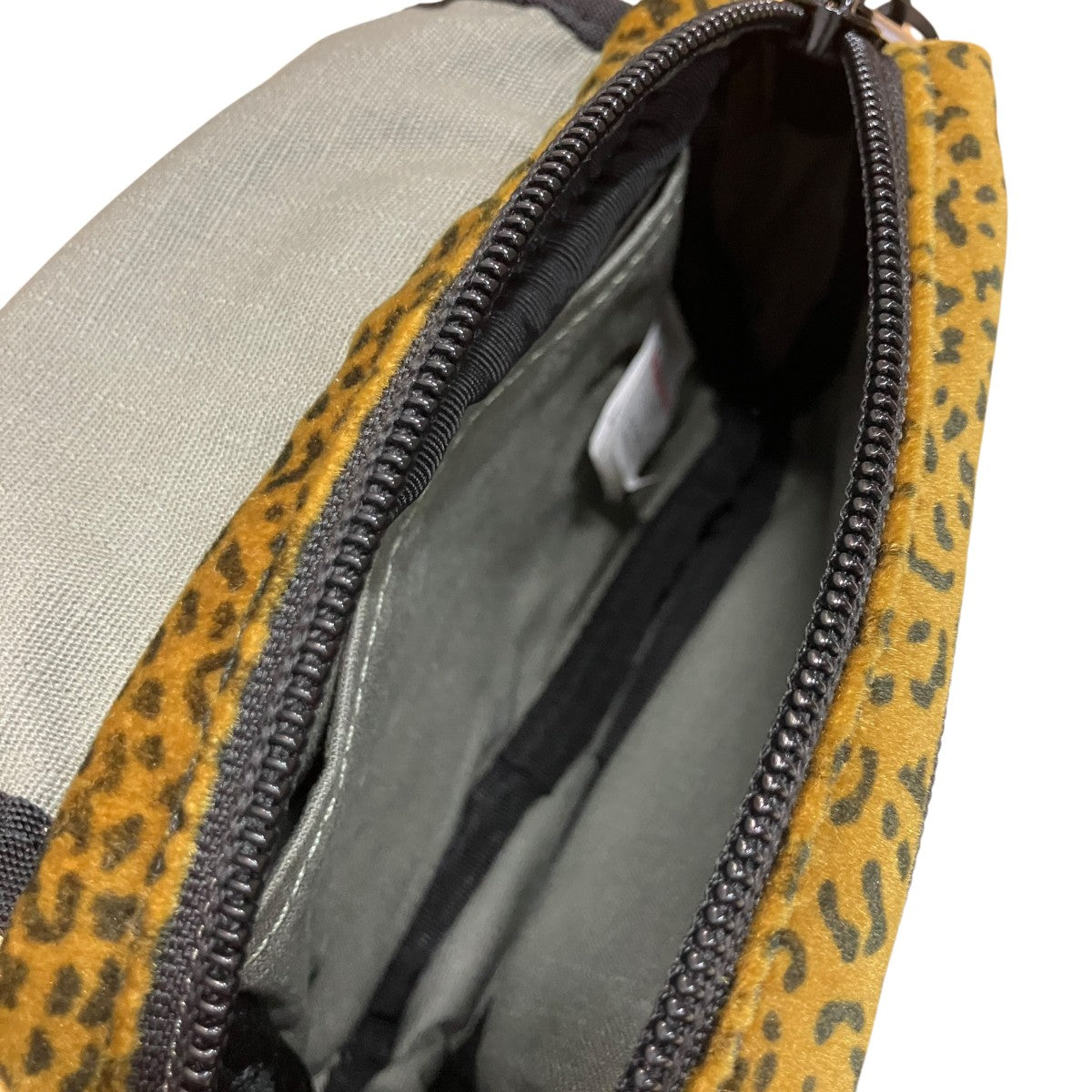 Supreme ｢velvet mini pouch tan leopard｣ ベロアレオパードミニポーチ 古着・中古-7枚目のアイテム画像