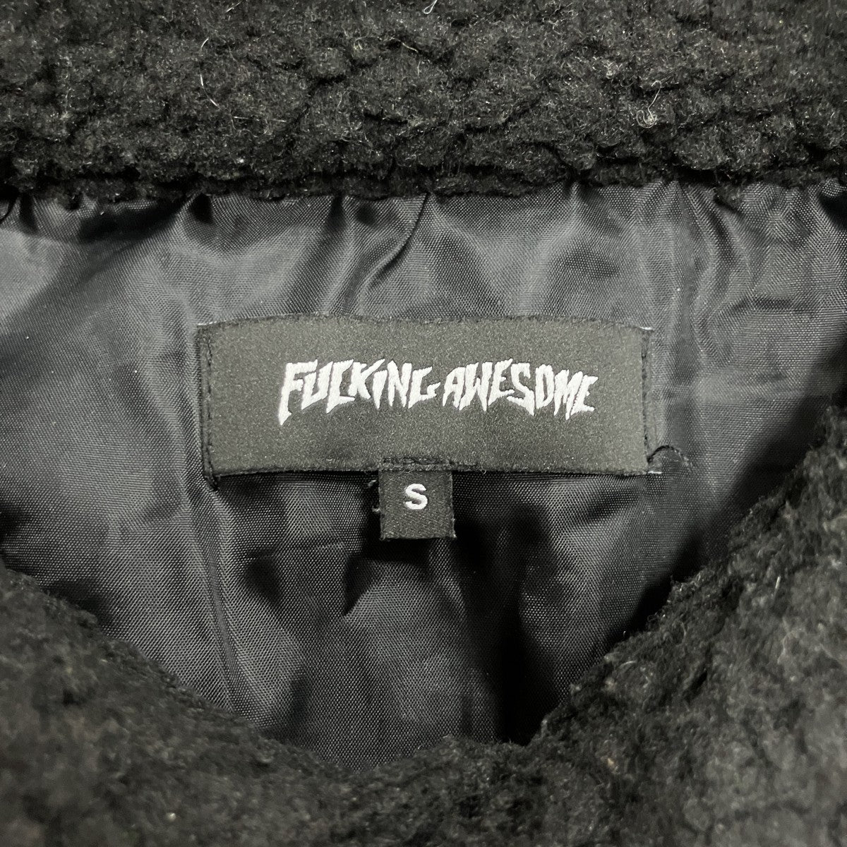 Fucking Awesome ｢PILE FLEECE OVERSHIRT｣フリースジャケット 古着・中古-5枚目のアイテム画像