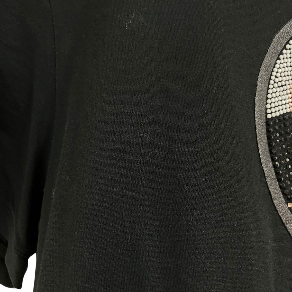 FENDI ラガーフェルド ストーンロゴビジュー Tシャツ 古着・中古-4枚目のアイテム画像