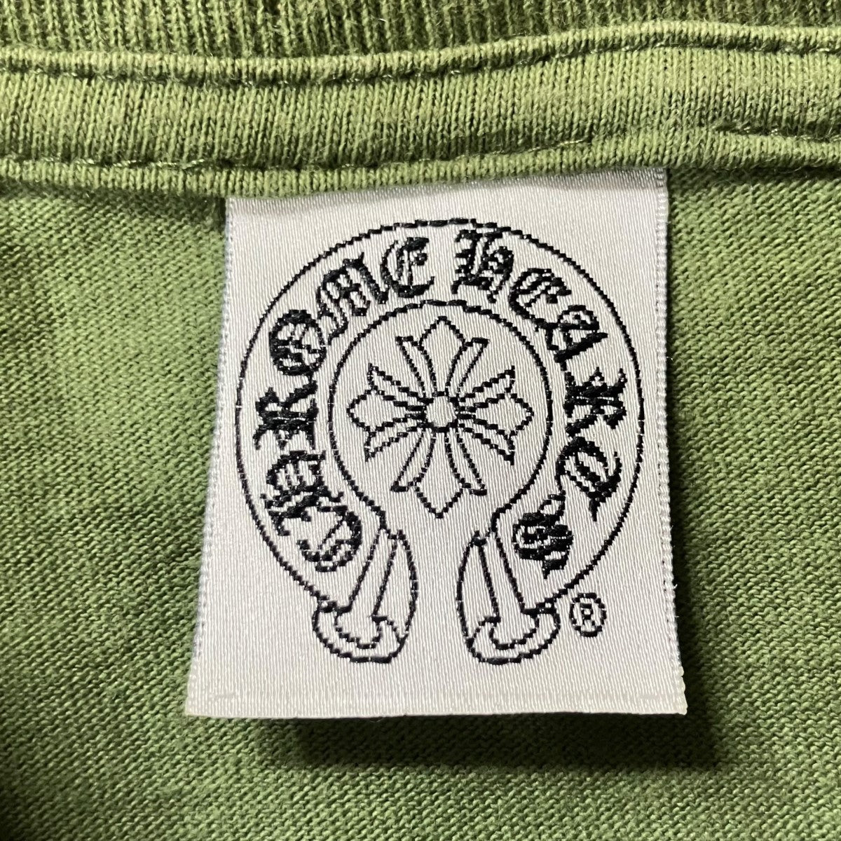 CHROME HEARTS スクロールラベルロゴプリントTシャツ 古着・中古-5枚目のアイテム画像