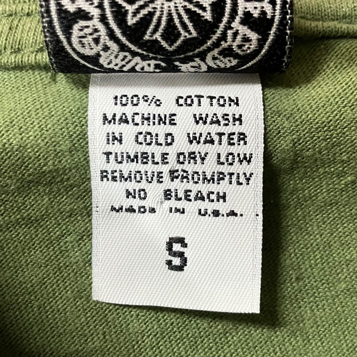 CHROME HEARTS スクロールラベルロゴプリントTシャツ 古着・中古-6枚目のアイテム画像
