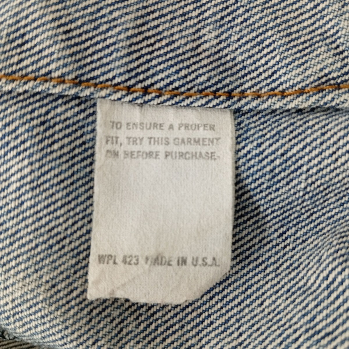 LEVI’S USA製 4thデニムジャケット71506-0216 古着・中古-4枚目のアイテム画像
