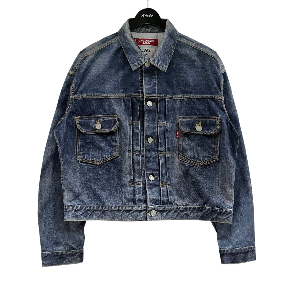 eYe COMME des GARCONS JUNYAWATANABE MAN 転写デニムジャケット 古着・中古-1枚目のアイテム画像