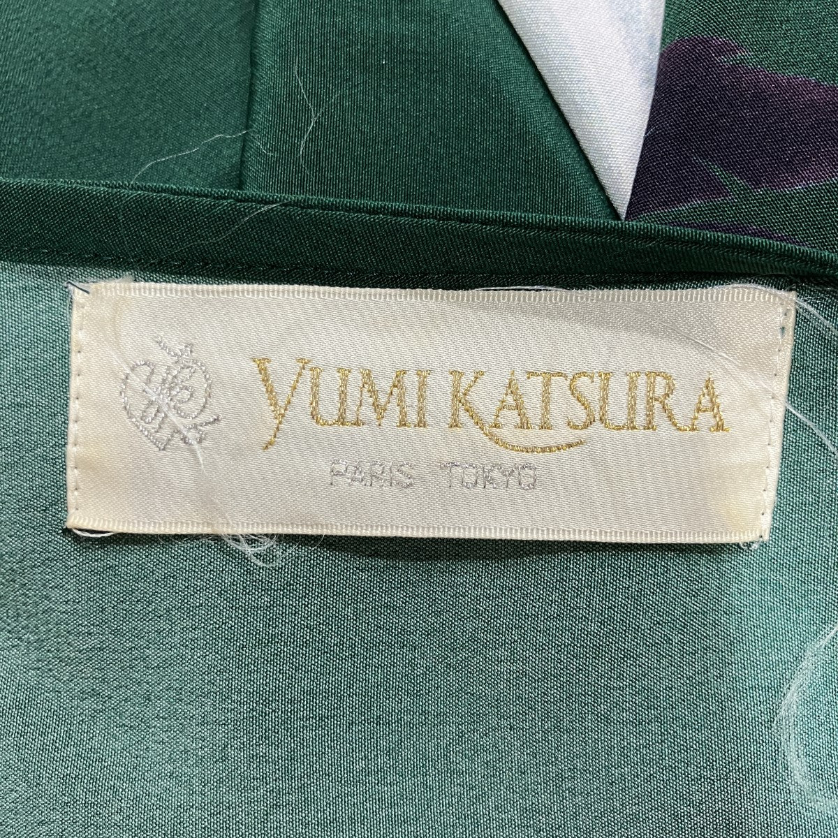 YUMI KATSURA グラフィックシルクシャツ 古着・中古-5枚目のアイテム画像