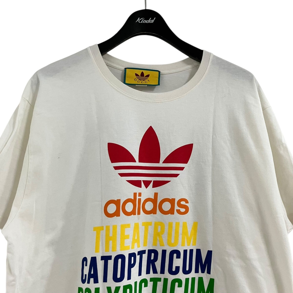 GUCCI×adidas ロゴプリントTシャツ717422 古着・中古-2枚目のアイテム画像