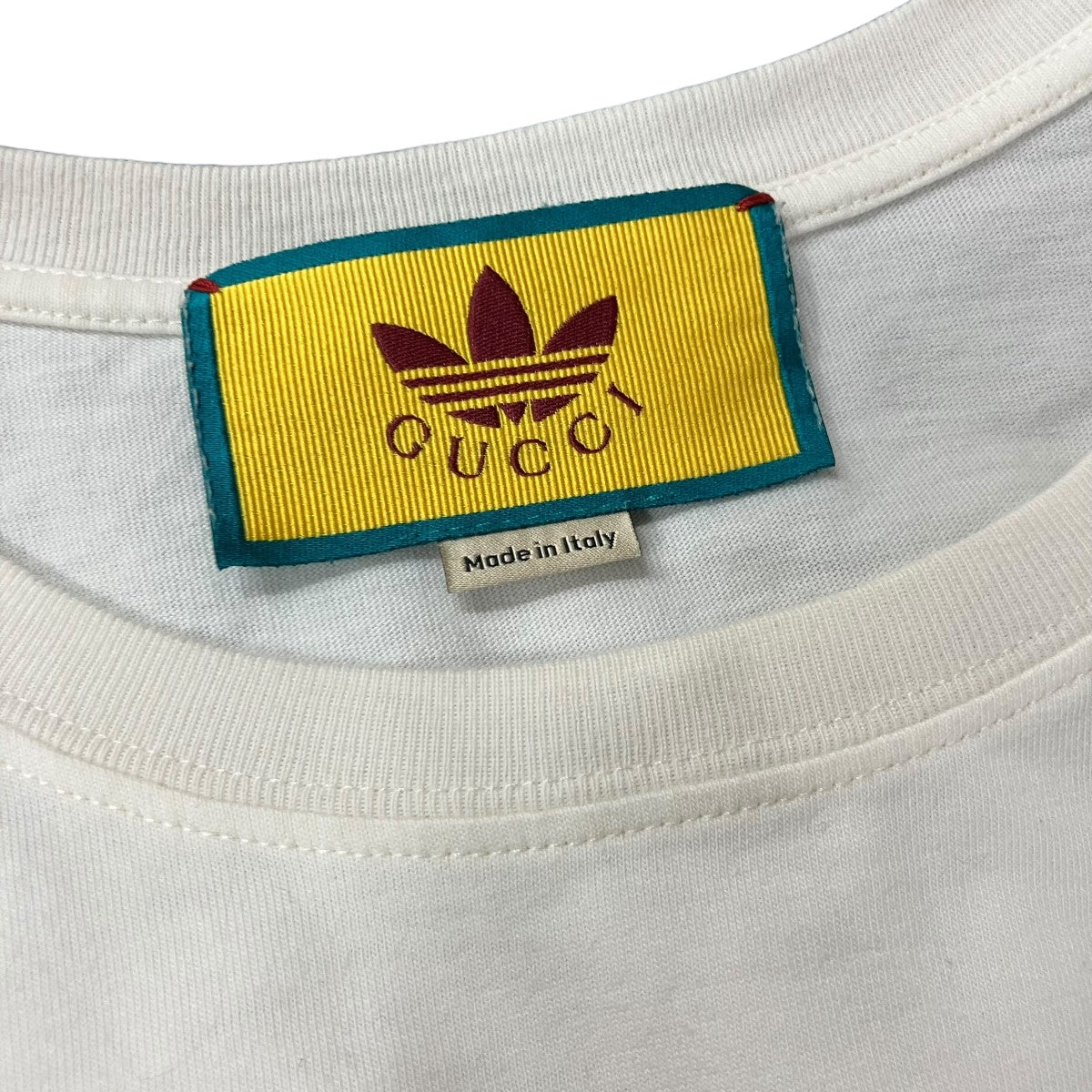 GUCCI×adidas ロゴプリントTシャツ717422 古着・中古-5枚目のアイテム画像