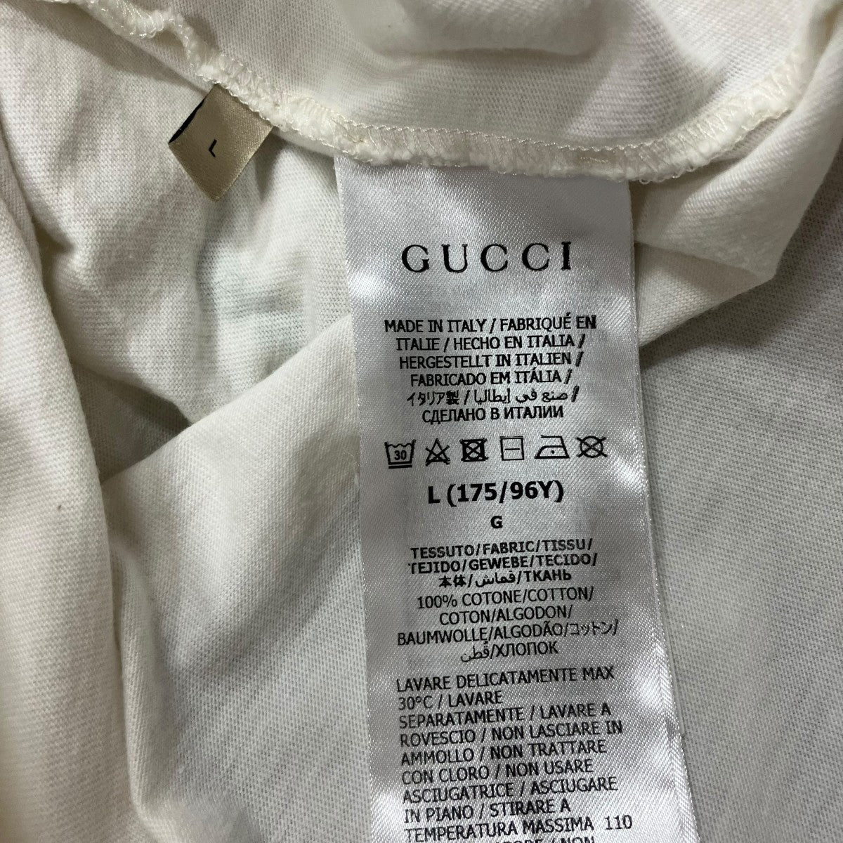 GUCCI×adidas ロゴプリントTシャツ717422 古着・中古-6枚目のアイテム画像