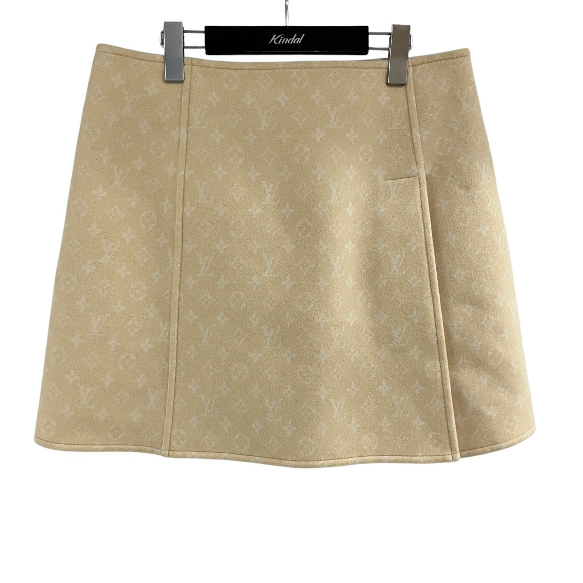 LOUIS VUITTON モノグラムウールスカート 古着・中古-1枚目のアイテム画像