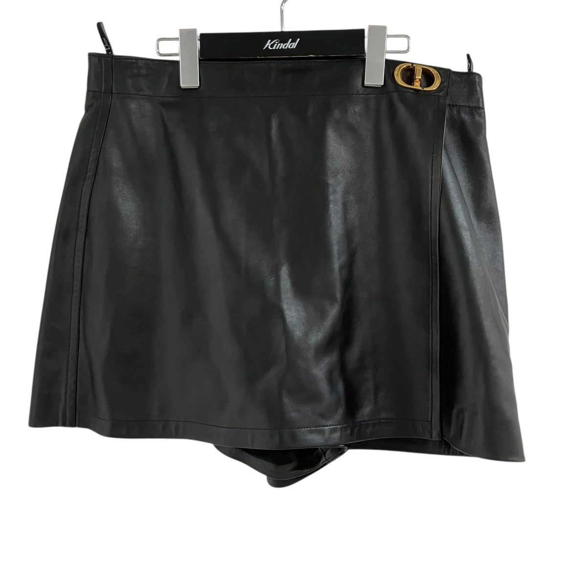 Christian Dior CDバックルラムレザーショートパンツ 古着・中古-1枚目のアイテム画像
