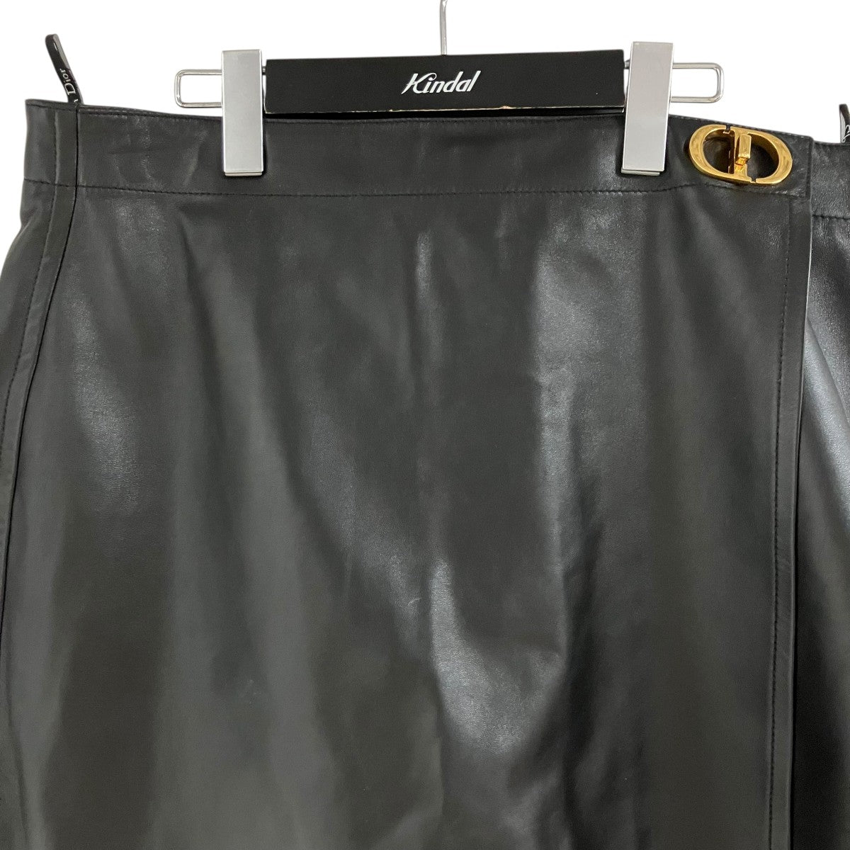 Christian Dior CDバックルラムレザーショートパンツ 古着・中古-2枚目のアイテム画像